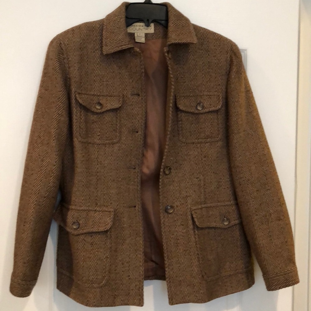 Jones New York Country Tweed Blazer